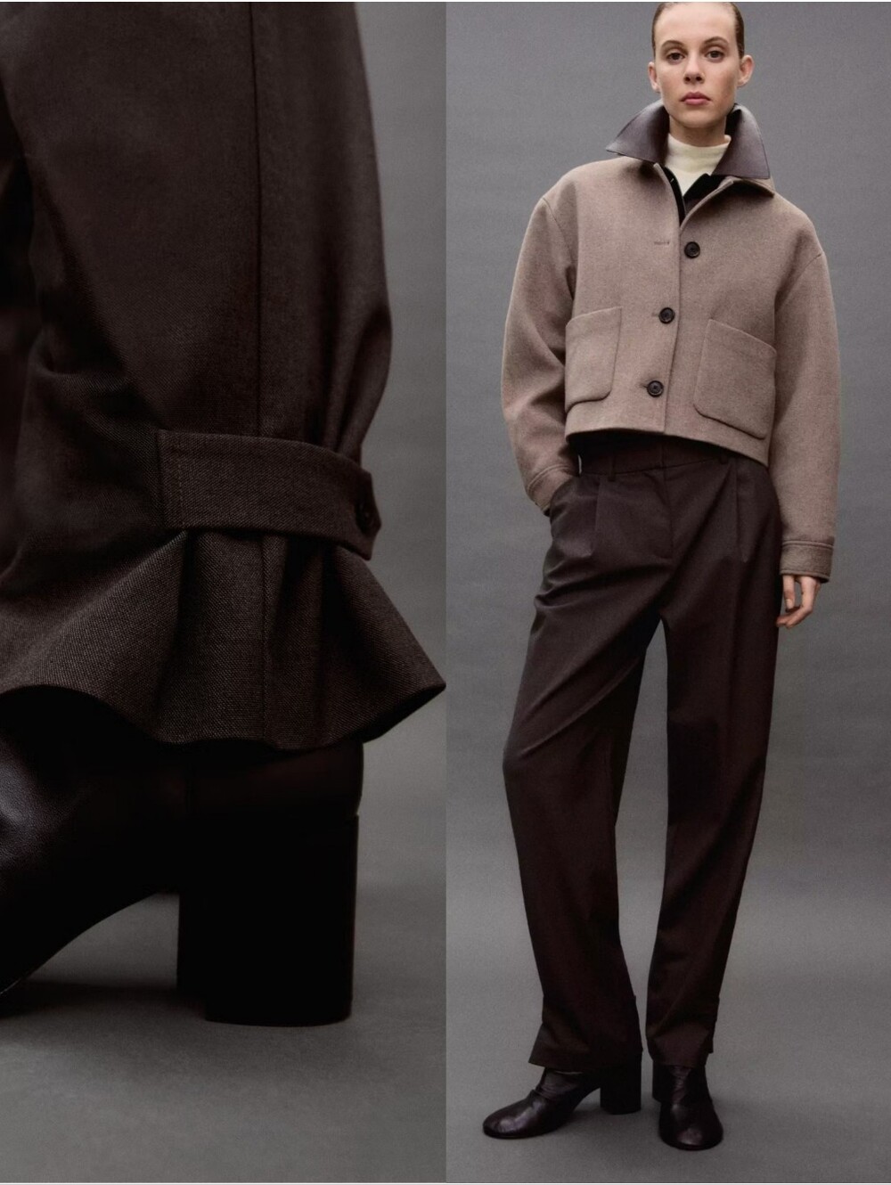 MANGO Buttoned-hem Pants